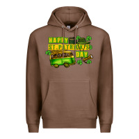 Chestnut Camper Happy St. Patrick's Day Premium Hoodie - CowGirlArtShop