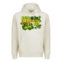Oatmeal Heather Camper Happy St. Patrick's Day Premium Hoodie - CowGirlArtShop