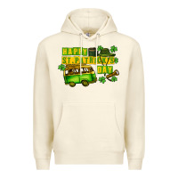Sandshell Camper Happy St. Patrick's Day Premium Hoodie - CowGirlArtShop