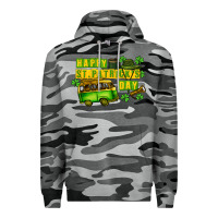 Slate Camo Camper Happy St. Patrick's Day Premium Hoodie - CowGirlArtShop