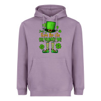 Lavender Just here for the shenanigans St. Patrick's Heavyweight Hoodie - OliviaCreatesArt