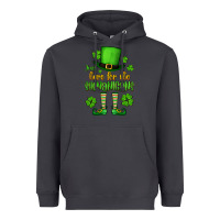 Smoke Just here for the shenanigans St. Patrick's Heavyweight Hoodie - OliviaCreatesArt