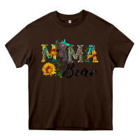 Chocolate Brown blue mama bear with cute bear Heavy Core Tee - Artiststas