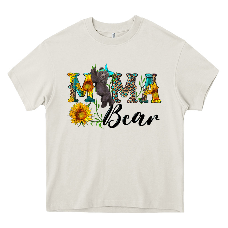 Blue Mama Bear With Cute Bear Heavy Core Tee by Artiststas | Teevron