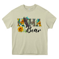 Mossy blue mama bear with cute bear Heavy Core Tee - Artiststas