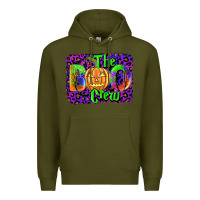 Army Green the boo crew Premium Hoodie - JahusDesignShop