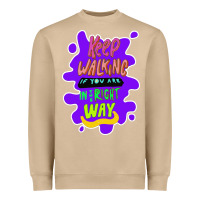 Mushroom Keep walking if you are in the right way Heavyweight Sweatshirt - Bettercallsaul