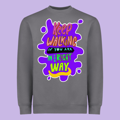 Keep Walking If You Are In The Right Way Heavyweight Sweatshirt Designed By Bettercallsaul