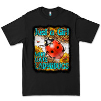 Black Western Just A Girl Who Loves Ladybug Premium Tee - LillyAllenDesigns