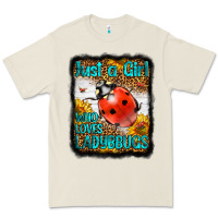 Western Just A Girl Who Loves Ladybug Premium Tee | Teevron