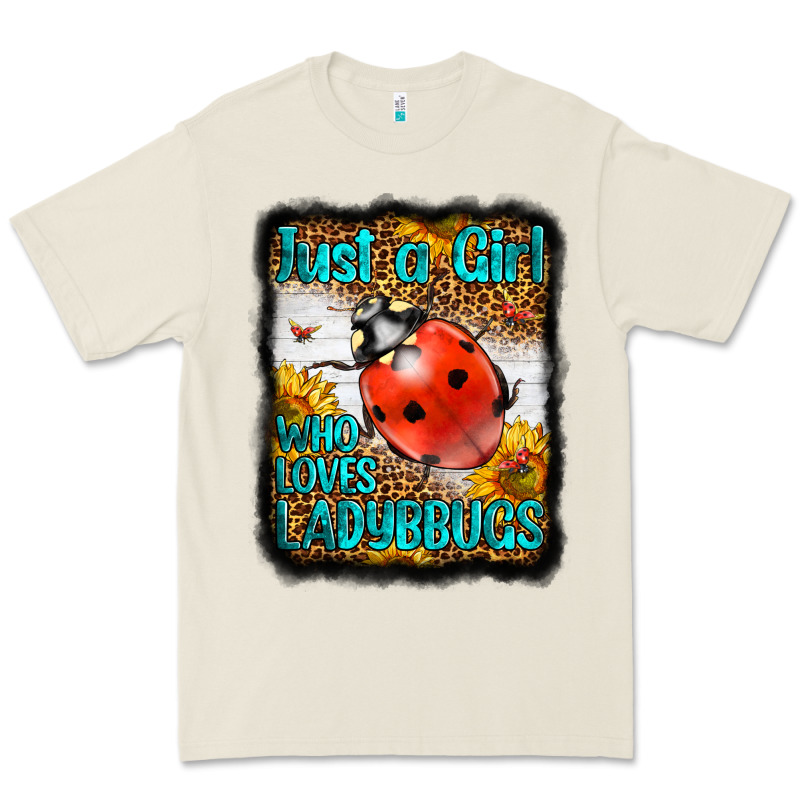 Western Just A Girl Who Loves Ladybug Premium Tee by LillyAllenDesigns | Teevron