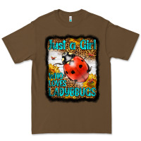 Cacao Western Just A Girl Who Loves Ladybug Premium Tee - LillyAllenDesigns