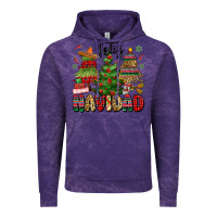 Cloud Purple feliz navidad Vintage Hoodie - MaliasSmallBusiness