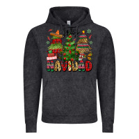 Vintage Black feliz navidad Vintage Hoodie - MaliasSmallBusiness