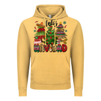 Vintage Mustard feliz navidad Vintage Hoodie - MaliasSmallBusiness