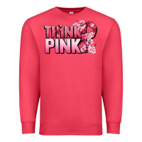 Cardinal Think pink Cancer Awareness Premium Sweatshirt - FaDigitalArtStudio