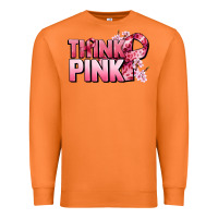 Carrot Think pink Cancer Awareness Premium Sweatshirt - FaDigitalArtStudio
