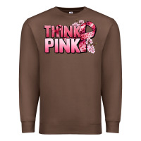 Chestnut Think pink Cancer Awareness Premium Sweatshirt - FaDigitalArtStudio