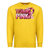 Lemon Think pink Cancer Awareness Premium Sweatshirt - FaDigitalArtStudio