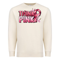 Sandshell Think pink Cancer Awareness Premium Sweatshirt - FaDigitalArtStudio