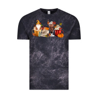 Cloud Black Fall Gnome Coffee Cups Vintage Tee - MaliasSmallBusiness