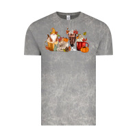 Cloud Rock Fall Gnome Coffee Cups Vintage Tee - MaliasSmallBusiness