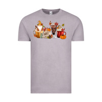Vintage Zinc Fall Gnome Coffee Cups Vintage Tee - MaliasSmallBusiness