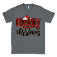 Charcoal Heather merry christmas Classic Tee - MaliasSmallBusiness