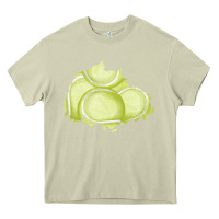 Mossy tennis patch Heavy Core Tee - AdoDesignShop