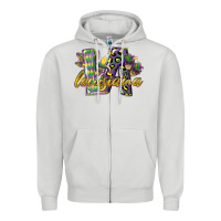 Louisiana Leopard Mardi Gras 12 Inches 300 Dpi Zipper Hoodie | Teevron