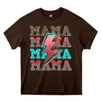 Chocolate Brown racing mama Heavy Core Tee - AdoDesignShop