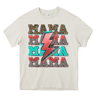 Cream racing mama Heavy Core Tee - AdoDesignShop