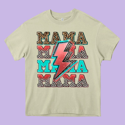 Racing Mama Heavy Core Tee Designed By Adodesignshop