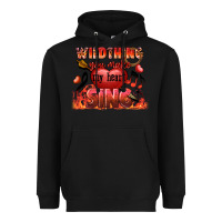 Black Valentine's Day wild thing you make my heart sing Heavyweight Hoodie - FaDigitalArtStudio