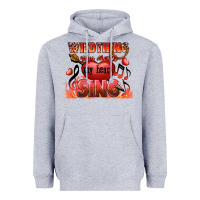 Heather Grey Valentine's Day wild thing you make my heart sing Heavyweight Hoodie - FaDigitalArtStudio