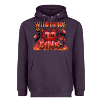 Plum Valentine's Day wild thing you make my heart sing Heavyweight Hoodie - FaDigitalArtStudio