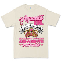 Bone As a Aquarius Girl I was Born with My Heart on my Sleeve and a mouth Premium Tee - Jasminsmagicworld