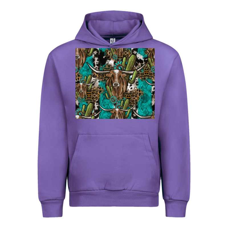 Longhorn Pattern Urban Hoodie by CowhideDigitalArt | Teevron