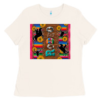 Bone rodeo serape leopard glitter Ladies Tee - Artiststas