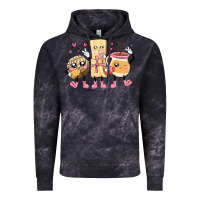 Cloud Black mexican pan dulce cartoon characters Vintage Hoodie - MaliasSmallBusiness