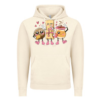 Vintage Artic mexican pan dulce cartoon characters Vintage Hoodie - MaliasSmallBusiness