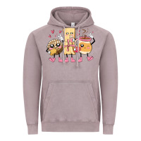 Vintage Zinc mexican pan dulce cartoon characters Vintage Hoodie - MaliasSmallBusiness