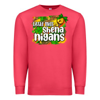 Cardinal St. Patrick's Little miss shenanigans Premium Sweatshirt - OliviaCreatesArt