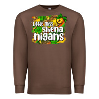 Chestnut St. Patrick's Little miss shenanigans Premium Sweatshirt - OliviaCreatesArt