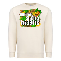 Sandshell St. Patrick's Little miss shenanigans Premium Sweatshirt - OliviaCreatesArt