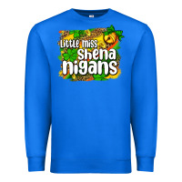 True Royal St. Patrick's Little miss shenanigans Premium Sweatshirt - OliviaCreatesArt