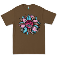 Cacao race leopard sunflower Premium Tee - JahusDesignShop