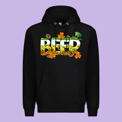 St. Patrick's Day Beer Premium Hoodie Designed By Cowgirlartshop