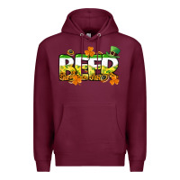Burgundy St. Patrick's Day beer Premium Hoodie - CowGirlArtShop