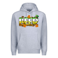 Heather Grey St. Patrick's Day beer Premium Hoodie - CowGirlArtShop